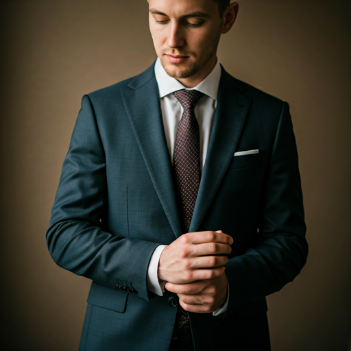 Man in tailored suit